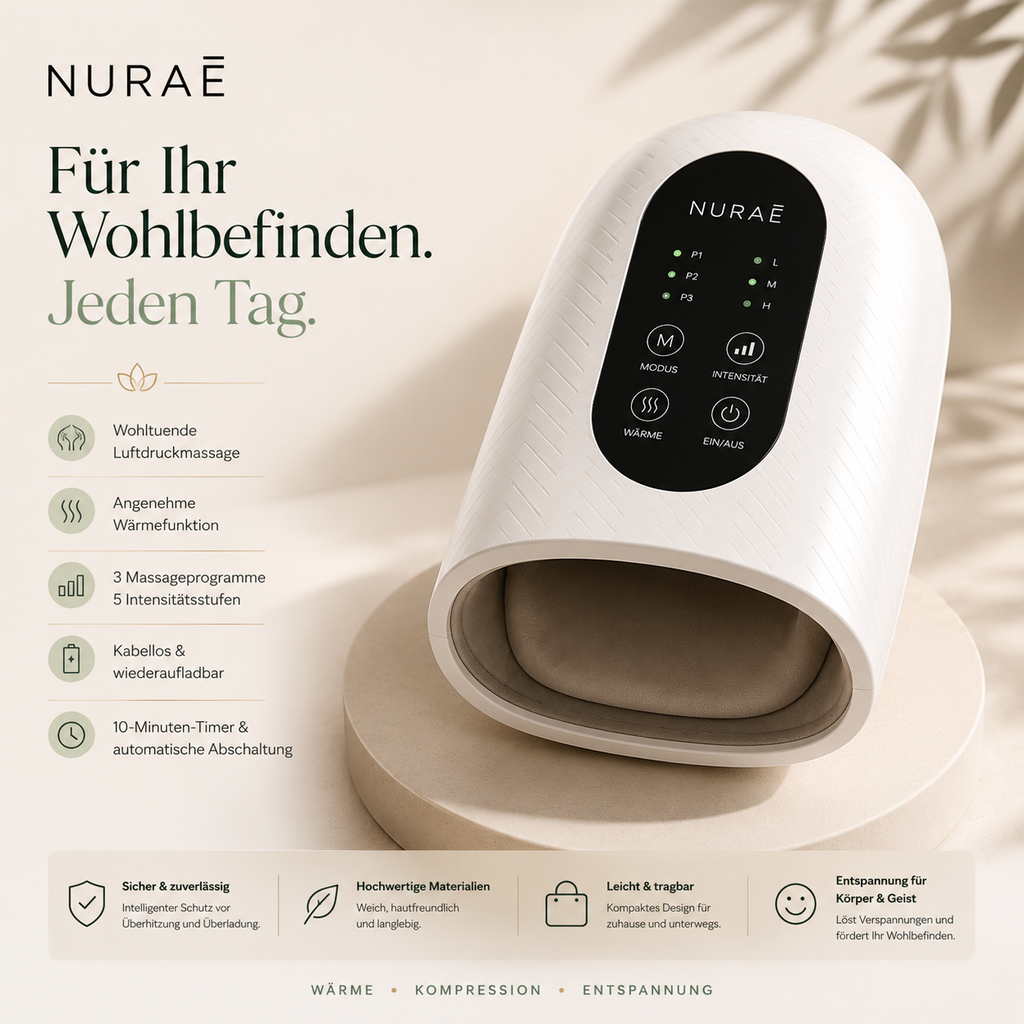 Tragbares, multifunktionales Handmassagegerät mit Zeitsteuerung