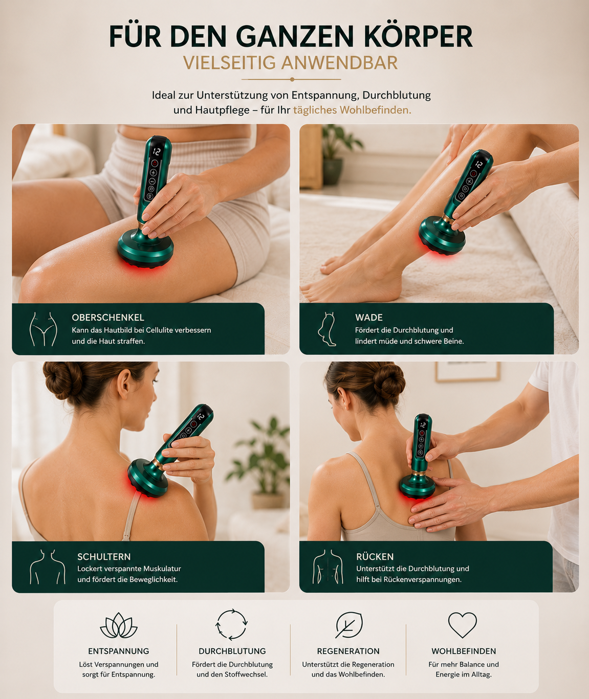 Elektrisches Anti-Cellulite Massagegerät