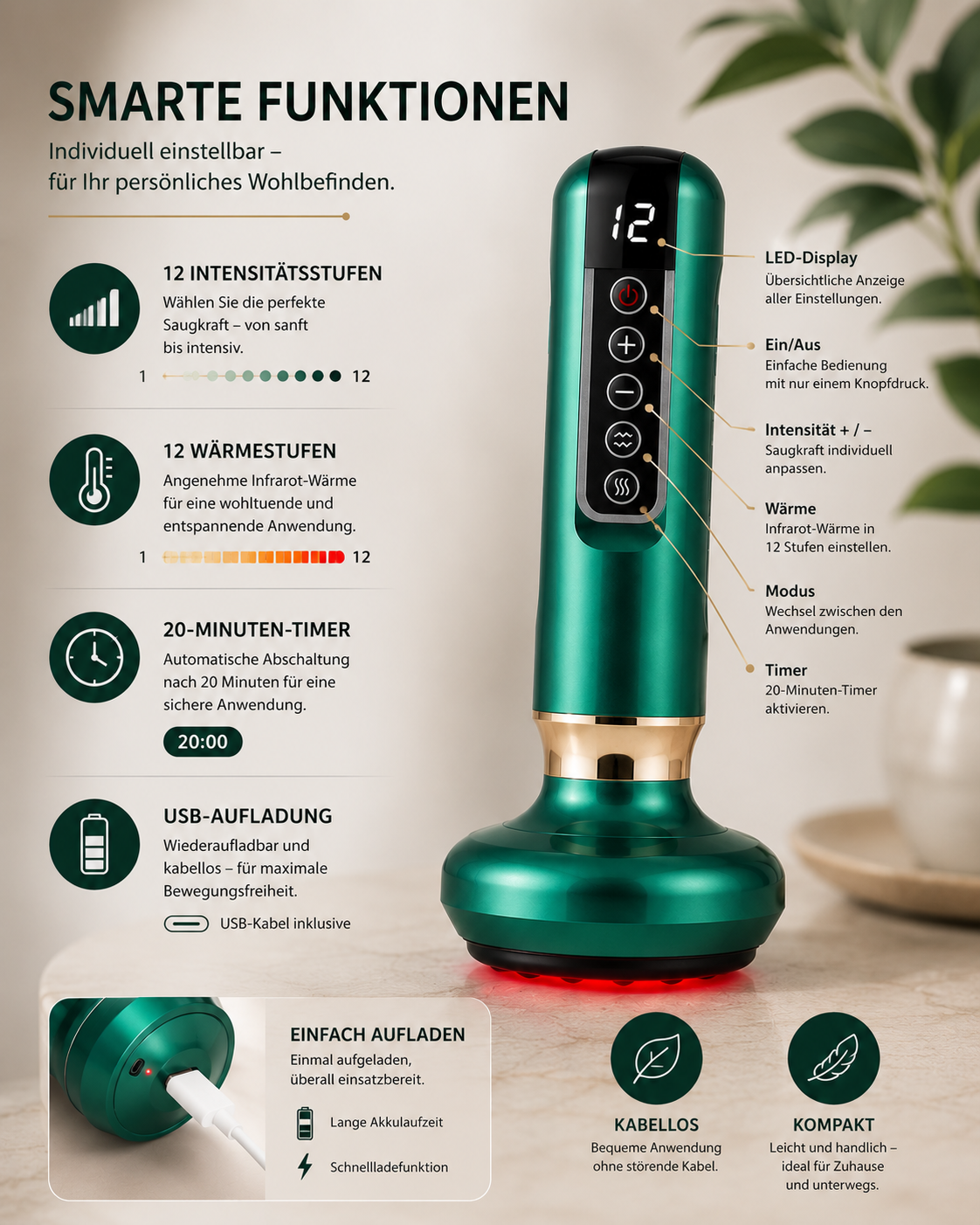 Elektrisches Anti-Cellulite Massagegerät